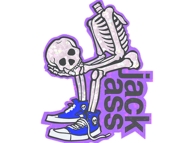 Sticker Slab | Head In Hands (Glitter)
