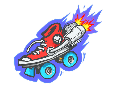Sticker Slab | Rocket Skates