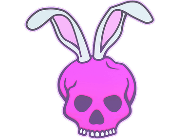 Sticker Slab | Skull Bunny