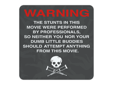 Sticker Slab | WARNING