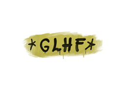 Sealed Graffiti | GLHF (Tracer Yellow)