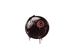 Sealed Graffiti | 8-Ball (Brick Red)