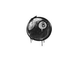 Sealed Graffiti | 8-Ball (Shark White)