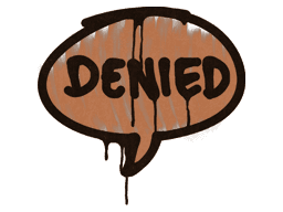Sealed Graffiti | Denied (Tiger Orange)