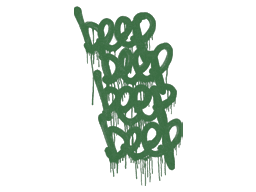 Sealed Graffiti | BEEP (Jungle Green)