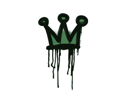 Sealed Graffiti | Little Crown (Jungle Green)