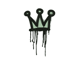 Sealed Graffiti | Little Crown (Cash Green)