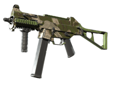 UMP-45 | Green Swirl (Field-Tested)