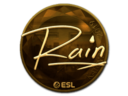 Sticker Slab | rain (Gold) | Katowice 2019