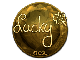 Sticker Slab | Lucky (Gold) | Katowice 2019