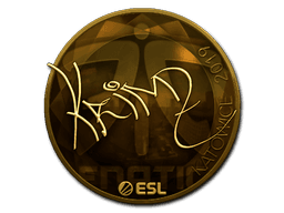 Sticker Slab | KRIMZ (Gold) | Katowice 2019