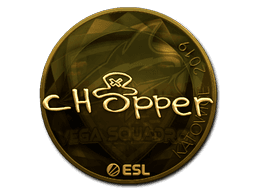 Sticker Slab | chopper (Gold) | Katowice 2019