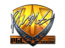 Sticker Slab | flusha (Foil) | Krakow 2017