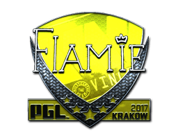 Sticker Slab | flamie (Foil) | Krakow 2017