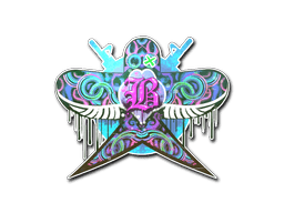 Sticker Slab | Blue Swallow