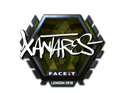 Sticker Slab | XANTARES (Foil) | London 2018