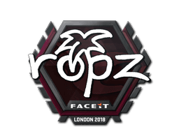 Sticker Slab | ropz | London 2018