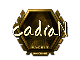 Sticker Slab | cadiaN (Gold) | London 2018