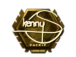 Sticker Slab | kennyS (Gold) | London 2018
