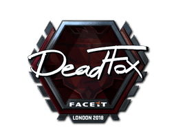 Sticker Slab | DeadFox (Foil) | London 2018