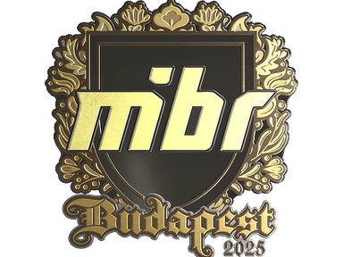 Sticker Slab | MIBR (Gold) | Budapest 2025