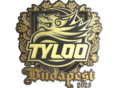 Sticker Slab | TYLOO (Gold) | Budapest 2025