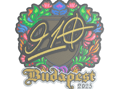 Sticker Slab | 910 (Embroidered) | Budapest 2025