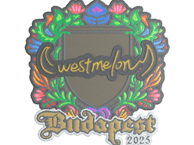 Sticker Slab | westmelon (Embroidered) | Budapest 2025