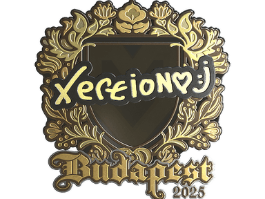 Sticker Slab | xertioN (Gold) | Budapest 2025