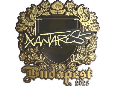 Sticker Slab | XANTARES (Gold) | Budapest 2025