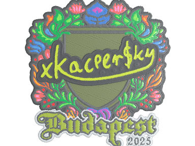 Sticker Slab | xKacpersky (Embroidered) | Budapest 2025