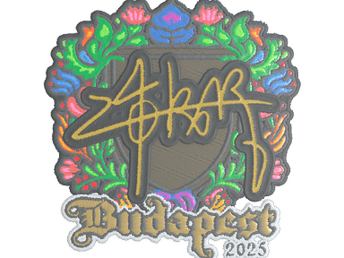Sticker Slab | z4KR (Embroidered) | Budapest 2025