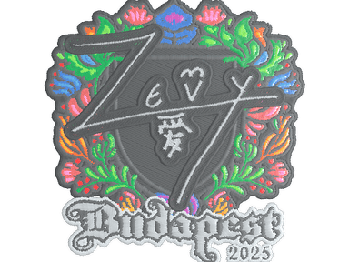 Sticker Slab | zevy (Embroidered) | Budapest 2025