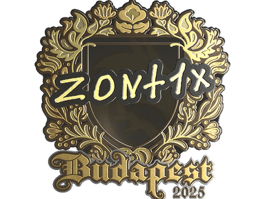 Sticker Slab | zont1x (Gold) | Budapest 2025