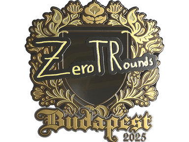 Sticker Slab | ztr (Gold) | Budapest 2025