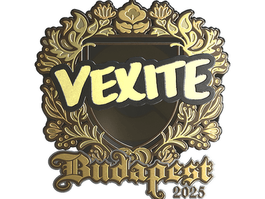 Sticker Slab | vexite (Gold) | Budapest 2025