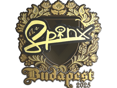 Sticker Slab | Spinx (Gold) | Budapest 2025