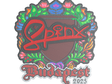 Sticker Slab | Spinx (Embroidered) | Budapest 2025