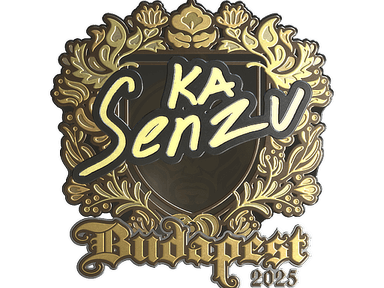 Sticker Slab | Senzu (Gold) | Budapest 2025