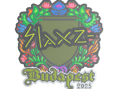 Sticker Slab | slaxz- (Embroidered) | Budapest 2025