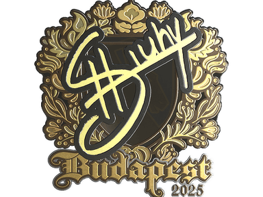 Sticker Slab | siuhy (Gold) | Budapest 2025