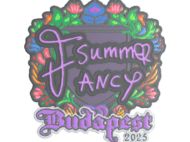 Sticker Slab | Summer (Embroidered) | Budapest 2025