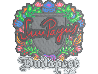 Sticker Slab | SunPayus (Embroidered) | Budapest 2025
