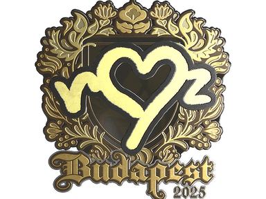 Sticker Slab | ropz (Gold) | Budapest 2025