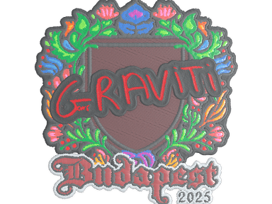 Sticker Slab | Graviti (Embroidered) | Budapest 2025