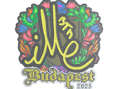 Sticker Slab | iM (Embroidered) | Budapest 2025