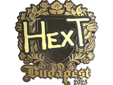 Sticker Slab | HexT (Gold) | Budapest 2025