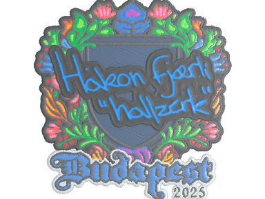 Sticker Slab | hallzerk (Embroidered) | Budapest 2025