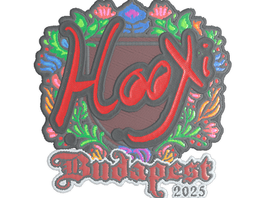 Sticker Slab | HooXi (Embroidered) | Budapest 2025