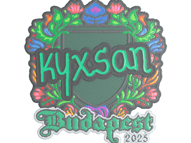 Sticker Slab | kyxsan (Embroidered) | Budapest 2025